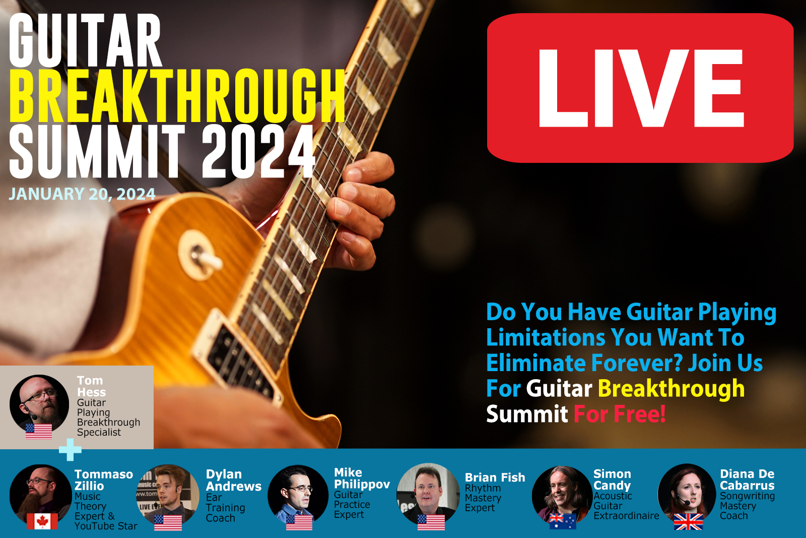 Guitar Breakthrough Summit 2024