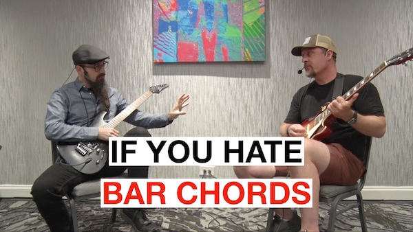 triads not bar chords