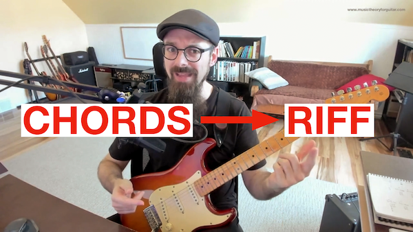 voice leading chords riffs